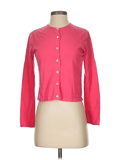 Pre-owned Jjill Cardigan Sweater In Pink