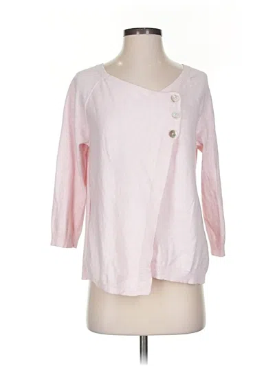 Pre-owned Jjill Cardigan Sweater In Pink