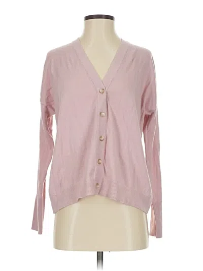 Pre-owned Jjill Cardigan Sweater In Pink