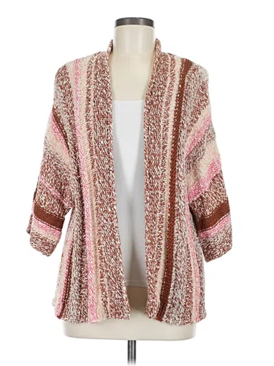 Pre-owned Jjill Cardigan Sweater In Pink