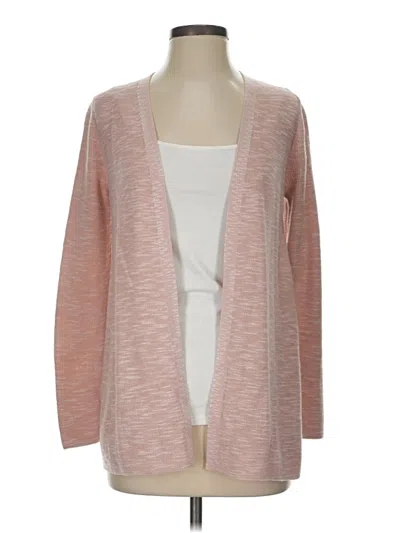 Pre-owned Jjill Cardigan Sweater In Pink