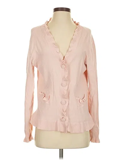 Pre-owned Jjill Cardigan Sweater In Pink