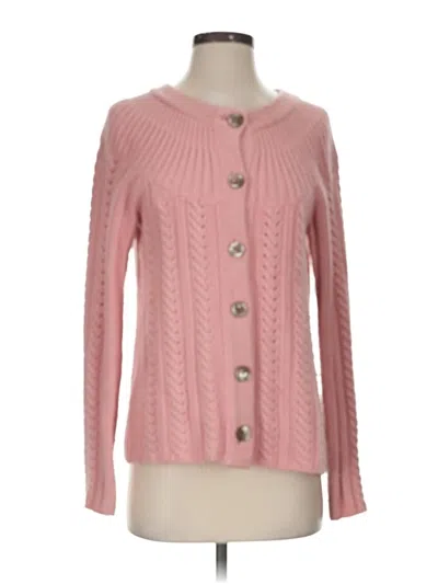 Pre-owned Jjill Cardigan Sweater In Pink