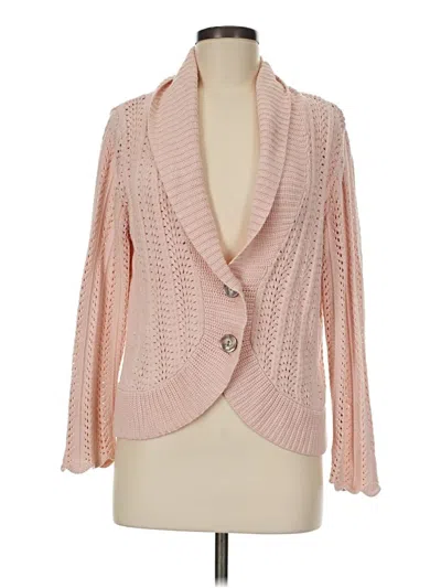 Pre-owned Jjill Cardigan Sweater In Pink