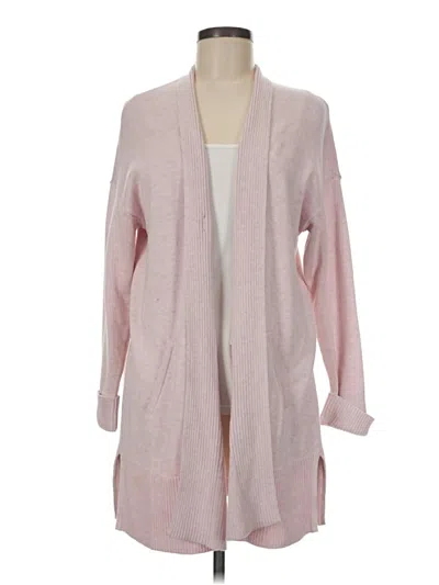 Pre-owned Jjill Cardigan Sweater In Pink