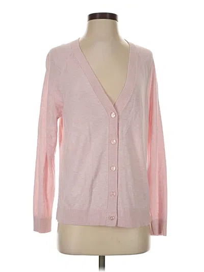 Pre-owned Jjill Cardigan Sweater In Pink