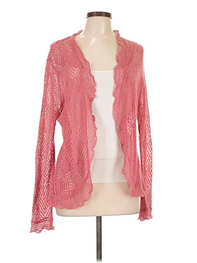 Pre-owned Jjill Cardigan Sweater In Pink