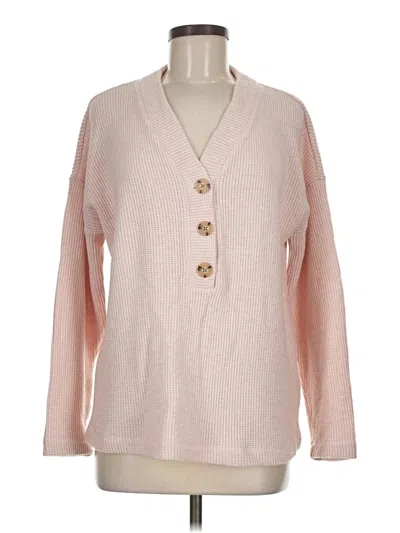 Pre-owned Jjill Cardigan Sweater In Pink