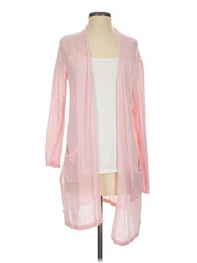 Pre-owned Jjill Cardigan Sweater In Pink