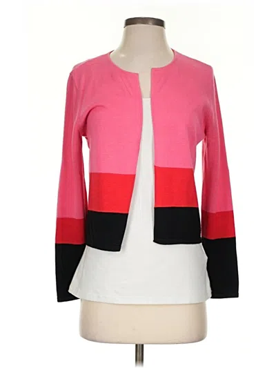 Pre-owned Jjill Cardigan Sweater In Pink