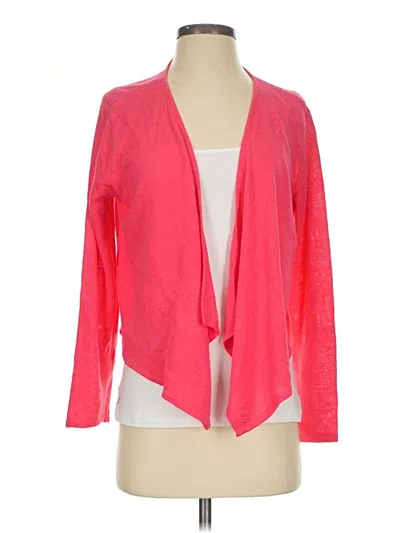 Pre-owned Jjill Cardigan Sweater In Pink