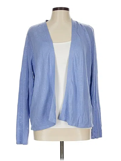 Pre-owned Jjill Cardigan Sweater In Purple