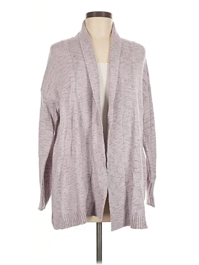 Pre-owned Jjill Cardigan Sweater In Purple