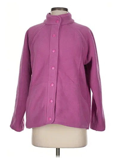 Pre-owned Jjill Cardigan Sweater In Purple