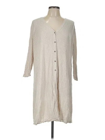 Pre-owned Jjill Cardigan Sweater In Tan