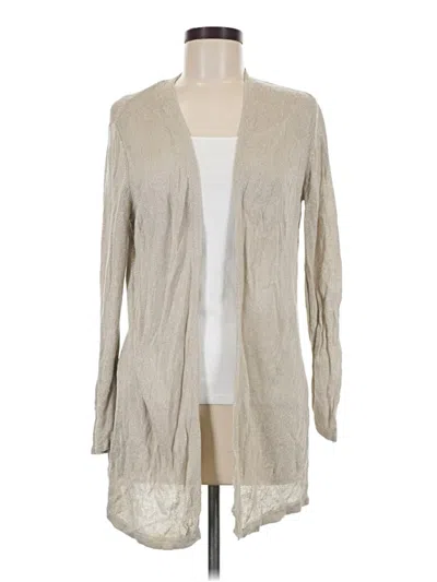 Pre-owned Jjill Cardigan Sweater In Tan
