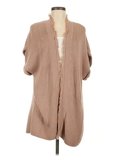 Pre-owned Jjill Cardigan Sweater In Tan