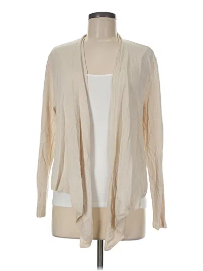 Pre-owned Jjill Cardigan Sweater In Tan