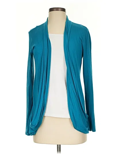 Pre-owned Jjill Cardigan Sweater In Teal
