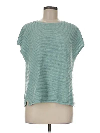 Pre-owned Jjill Cardigan Sweater In Teal