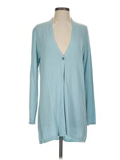 Pre-owned Jjill Cardigan Sweater In Teal