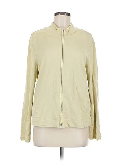 Pre-owned Jjill Cardigan Sweater In White