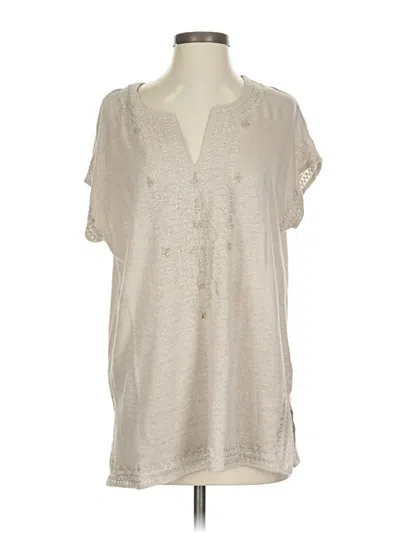 Pre-owned Jjill Cardigan Sweater In White