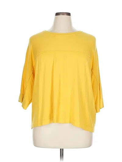 Pre-owned Jjill Cardigan Sweater In Yellow
