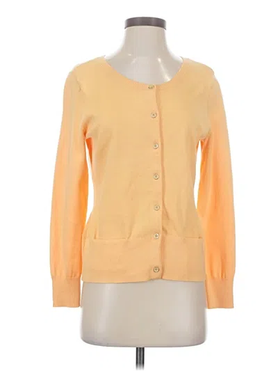 Pre-owned Jjill Cardigan Sweater In Yellow