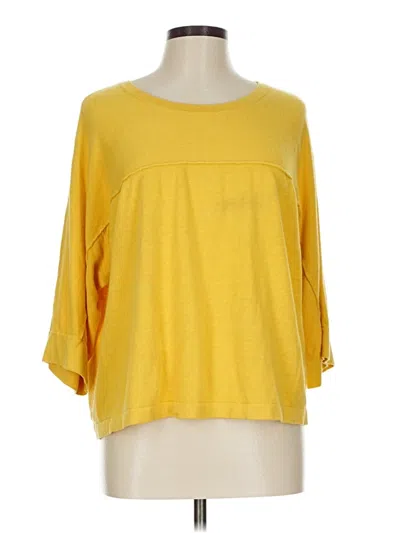 Pre-owned Jjill Cardigan Sweater In Yellow