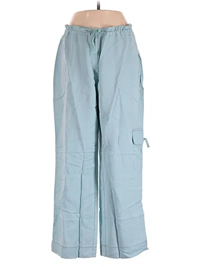 Pre-owned Jjill Cargo Pants In Blue