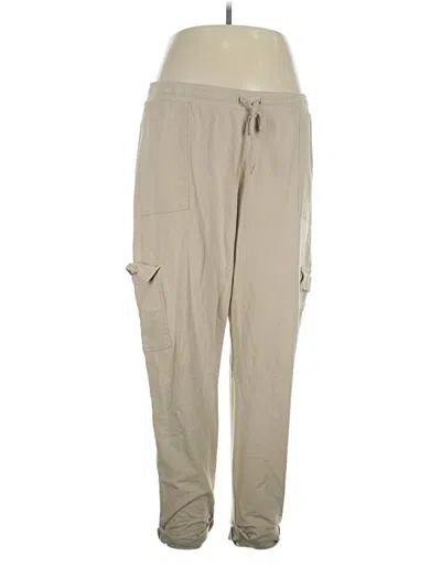 Pre-owned Jjill Cargo Pants In Brown