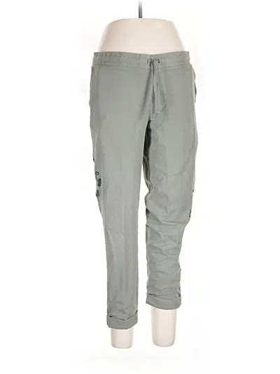 Pre-owned Jjill Cargo Pants In Gray