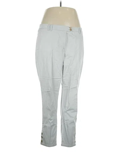 Pre-owned Jjill Cargo Pants In Silver