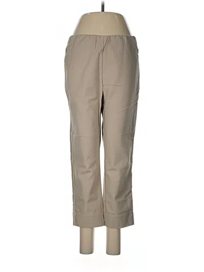 Pre-owned Jjill Cargo Pants In Tan