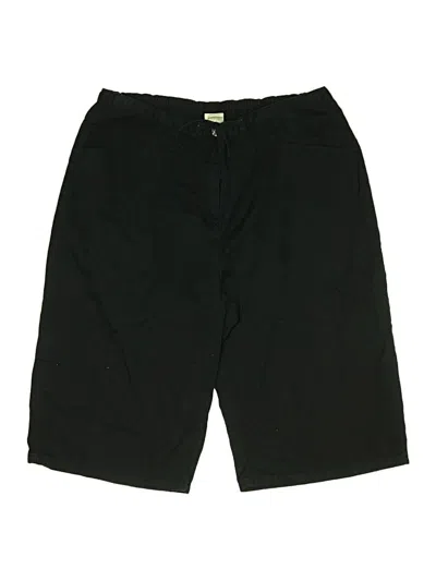 Pre-owned Jjill Cargo Shorts In Black