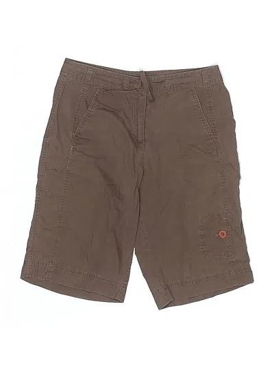 Pre-owned Jjill Cargo Shorts In Brown