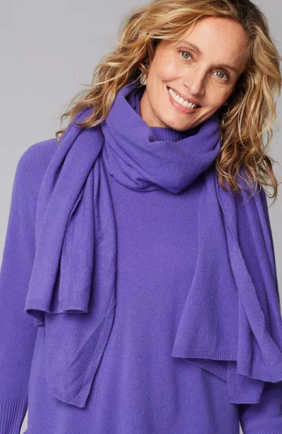 Jjill J.jill Cashmere Luxe Wrap In Violet