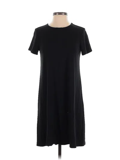 Pre-owned Jjill Casual Dress In Black