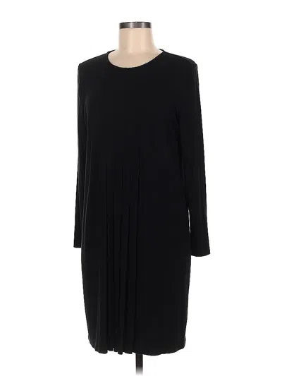 Pre-owned Jjill Casual Dress In Black