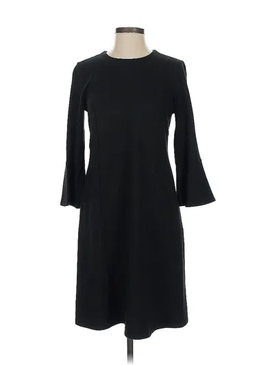 Pre-owned Jjill Casual Dress In Black