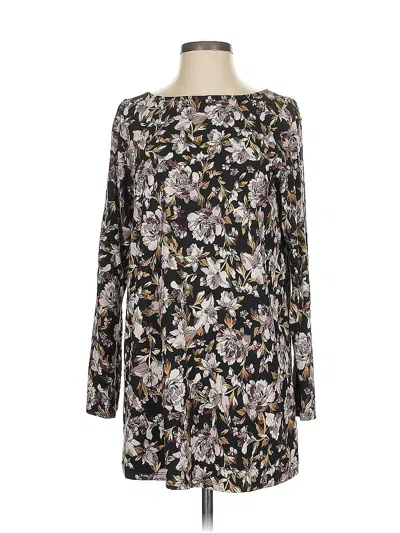 Pre-owned Jjill Casual Dress In Black