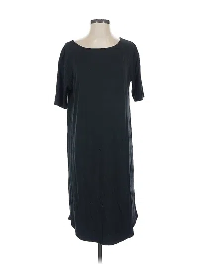 Pre-owned Jjill Casual Dress In Black