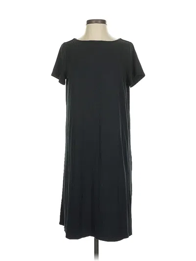 Pre-owned Jjill Casual Dress In Black