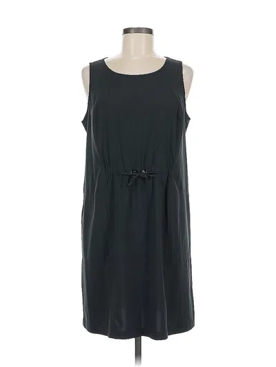Pre-owned Jjill Casual Dress In Black