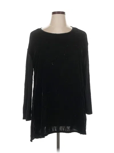 Pre-owned Jjill Casual Dress In Black
