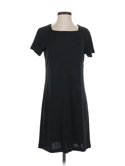 Pre-owned Jjill Casual Dress In Black
