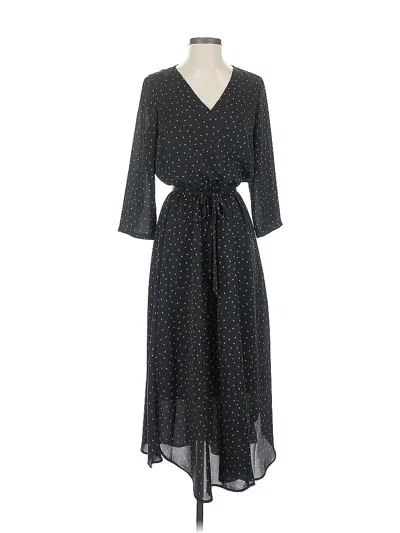Pre-owned Jjill Casual Dress In Black