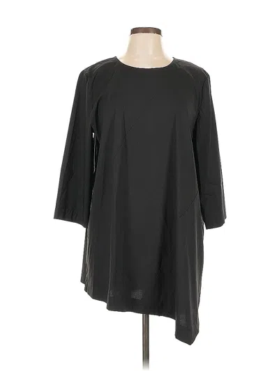 Pre-owned Jjill Casual Dress In Black