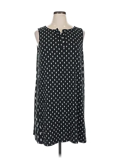 Pre-owned Jjill Casual Dress In Black